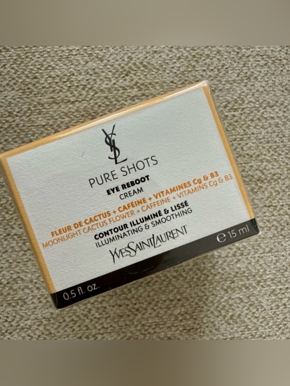 Yves Saint Laurent Pure Shots Eye Reboot Cream 0.5 oz (15 ml)